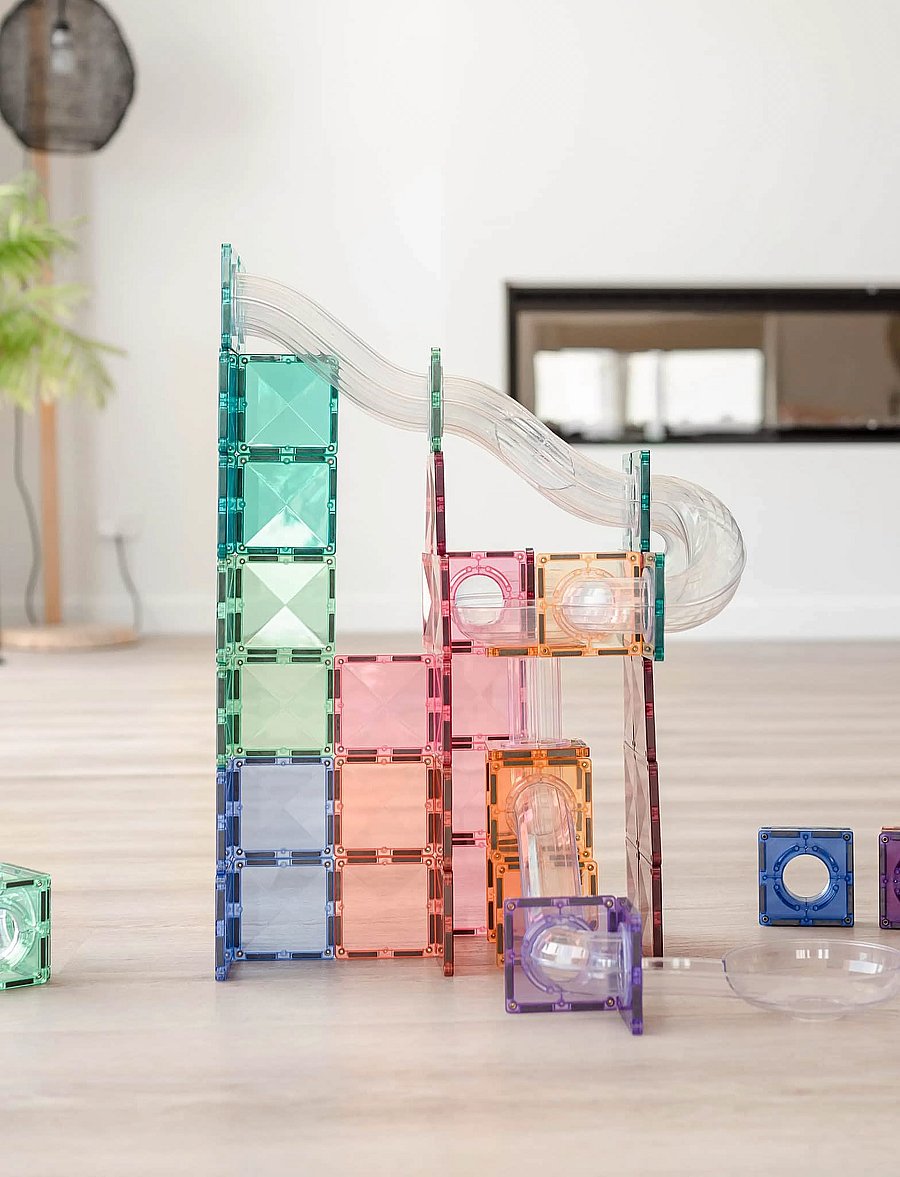 Connetix - Pastel Ball Run Expansion Pack 80 Pieces - baukästen - multi coloured - 5