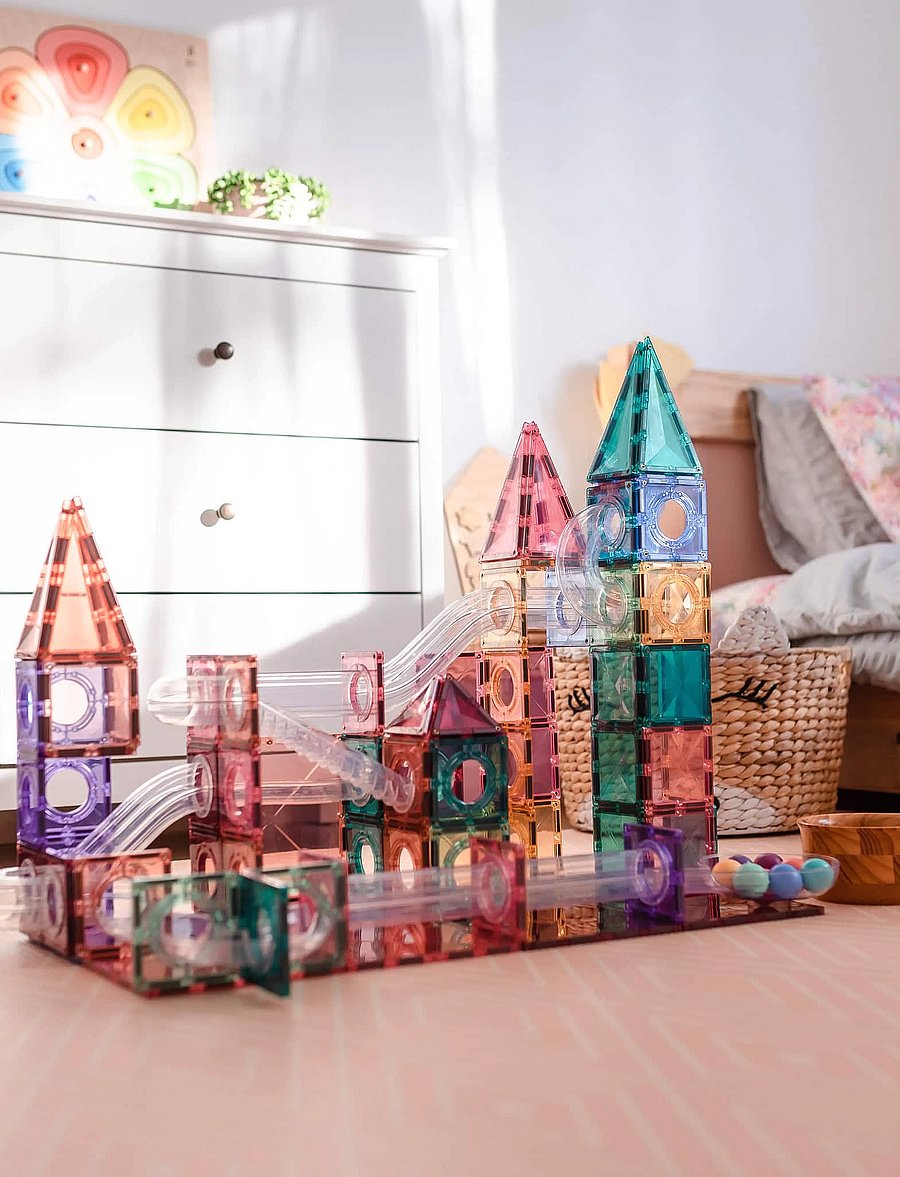 Connetix - Pastel Ball Run Pack 106 Pieces - baukästen - multi coloured - 3