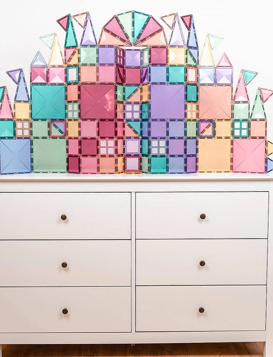 Connetix - Pastel Creative pack 120 Pieces - multi coloured - 3