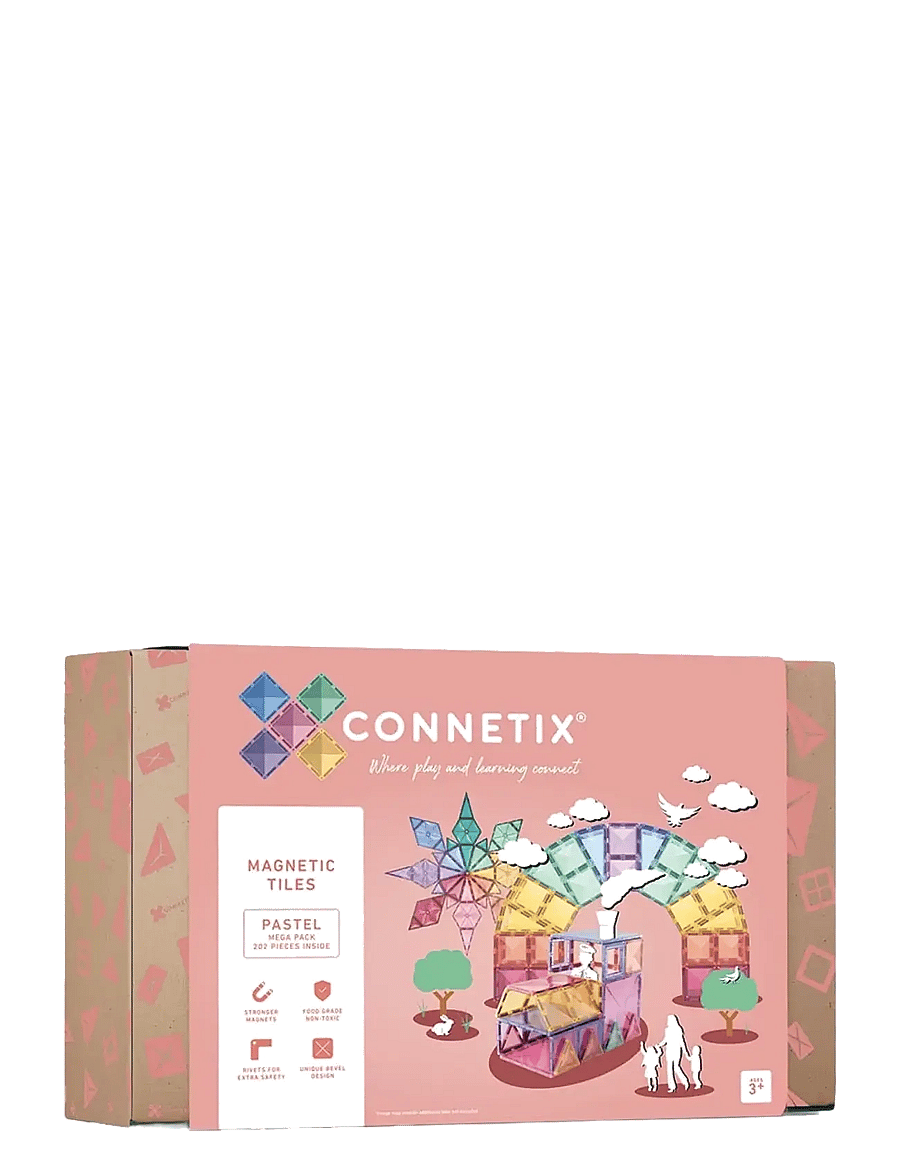 Connetix - Pastel Mega Pack 202 Pieces - multi coloured - 1