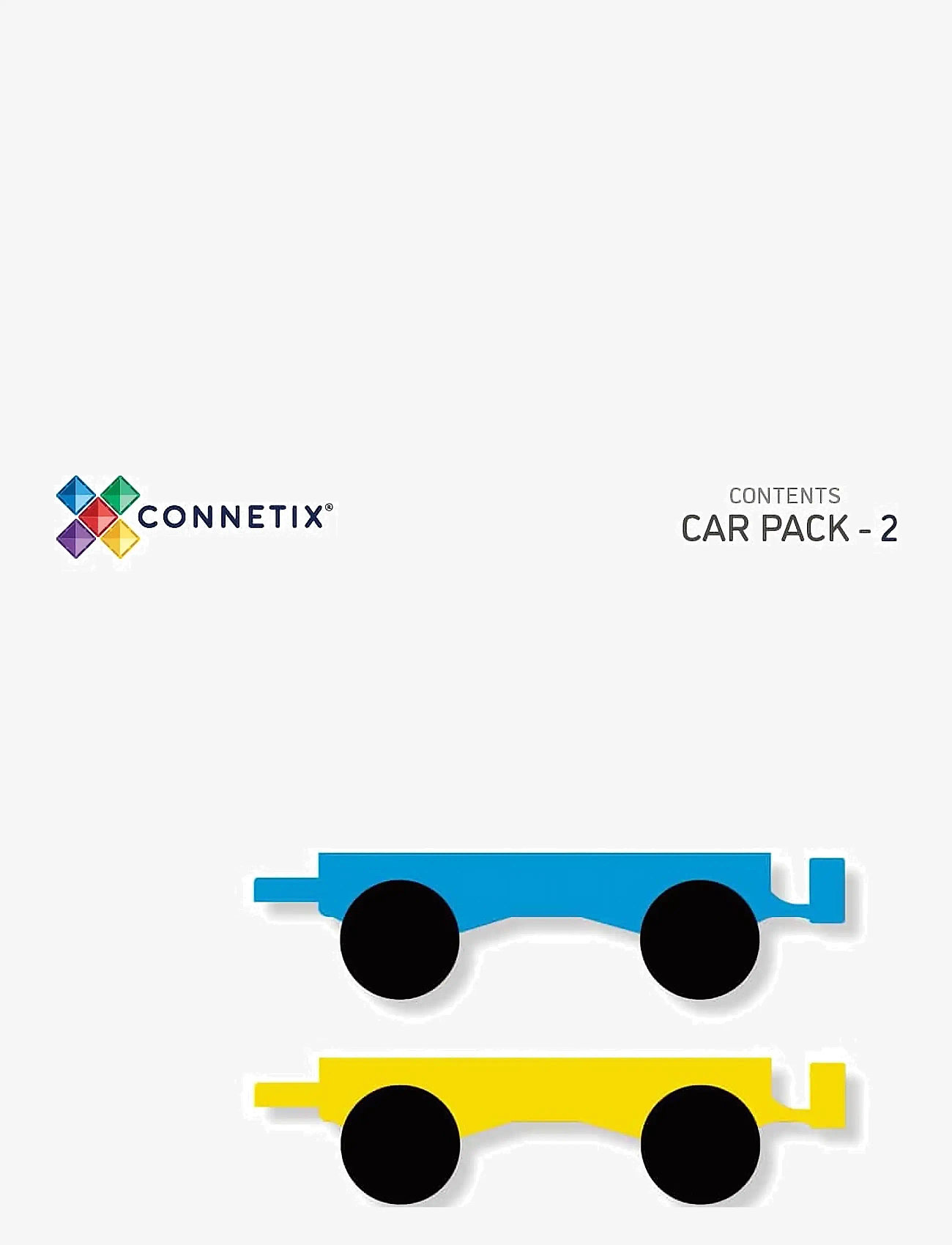 Connetix - Rainbow Car Pack 2 Pieces - multi coloured - 1