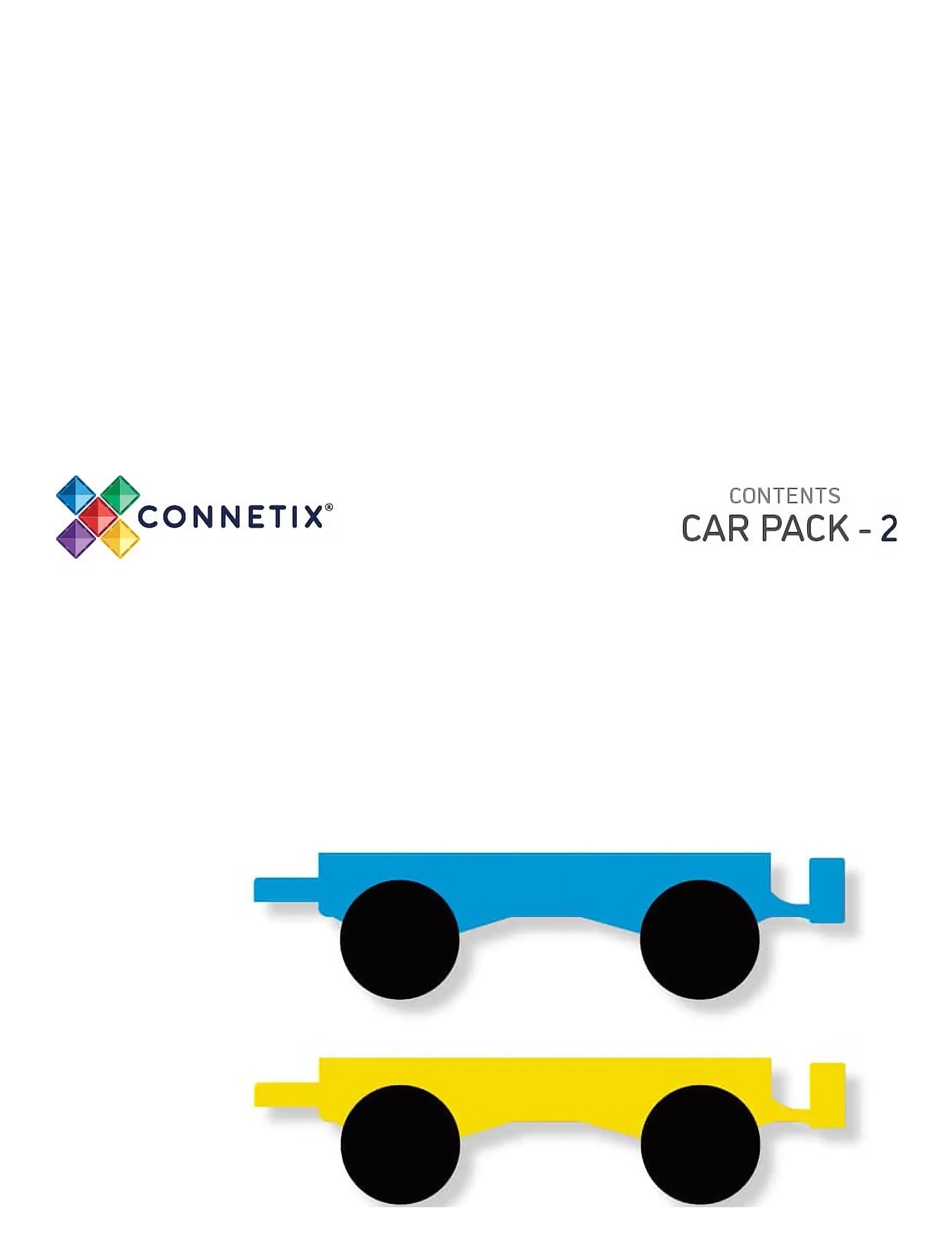 Connetix - Rainbow Car Pack 2 Pieces - multi coloured - 1