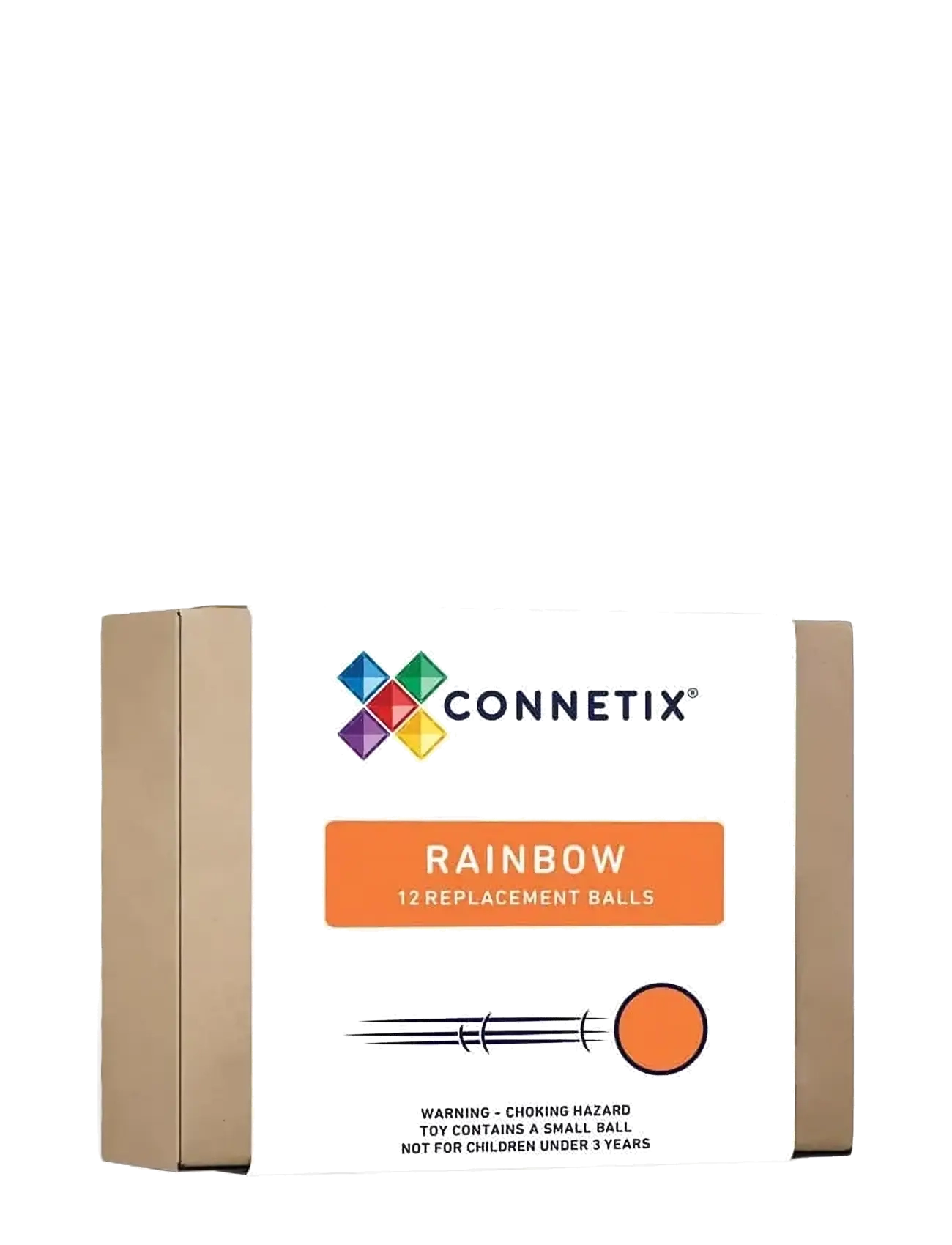 CONNETIX Regenbogen Ball Pack 12 Pieces Patterned - One Size - Kinder