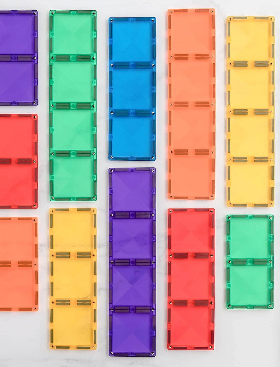 Connetix - Rainbow Rectangle Pack 18 Pieces - building sets - multi coloured - 2