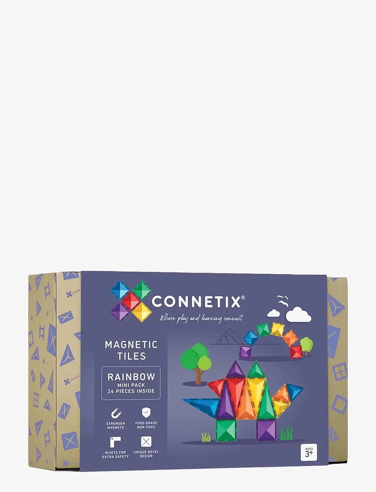 Connetix - Rainbow Mini Pack 24 Pieces - multi coloured - 0