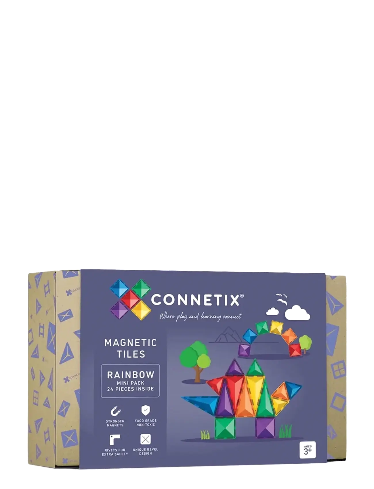 Connetix Rainbow Mini Pack 24 Pieces - Byggeklodser & Byggesæt - MULTI COLOURED / multi