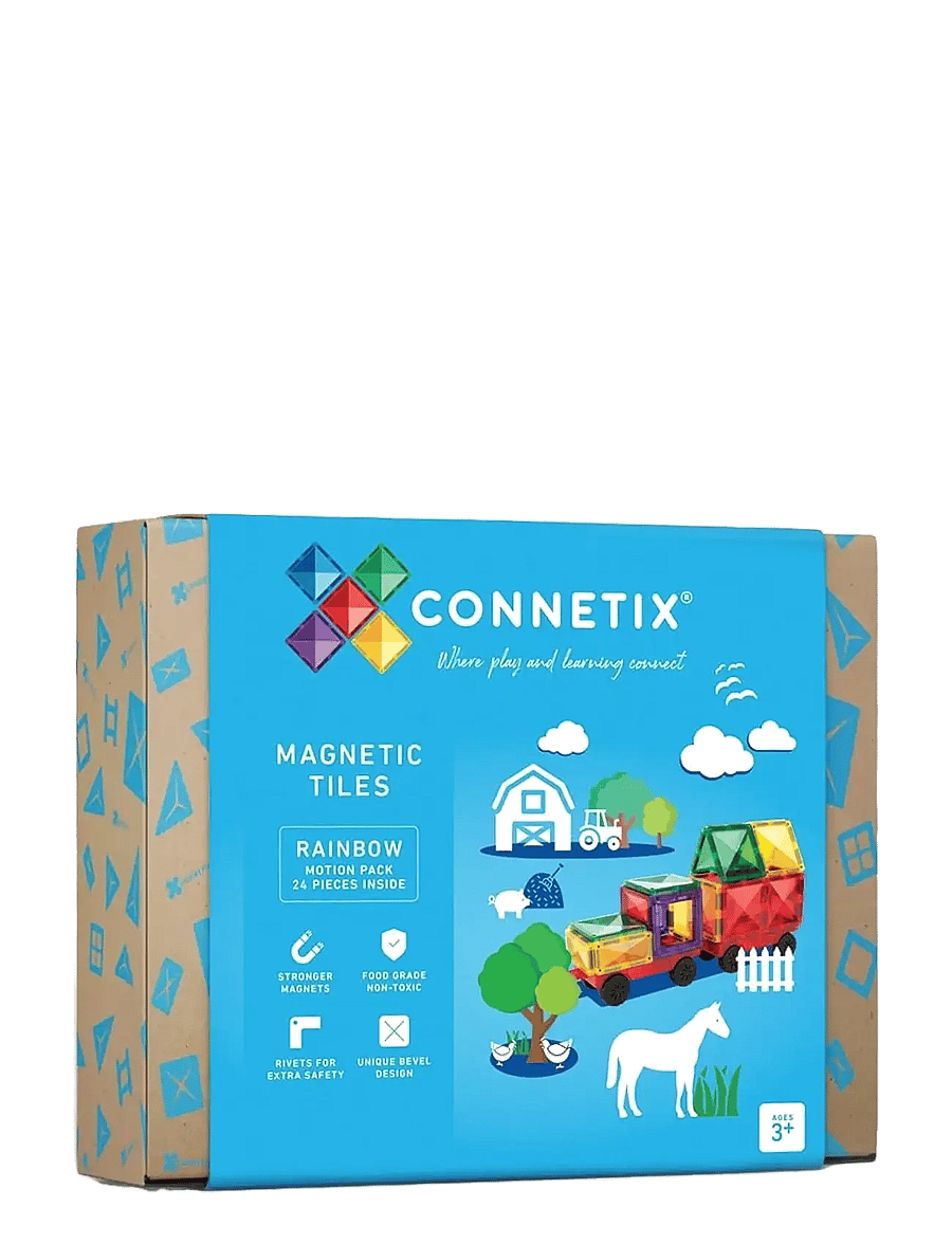 Connetix - Rainbow Motion Pack 24 Pieces - multi coloured - 0