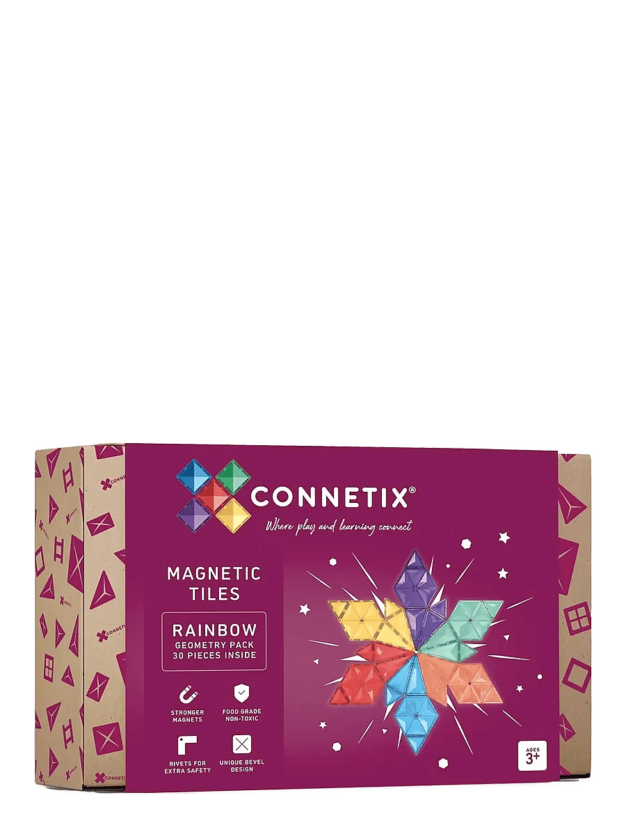 Connetix - Rainbow Geometry Pack 30 Pieces - multi coloured - 0