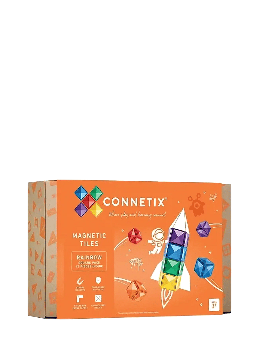 Connetix - Rainbow Square Pack 42 Pieces - multi coloured - 1