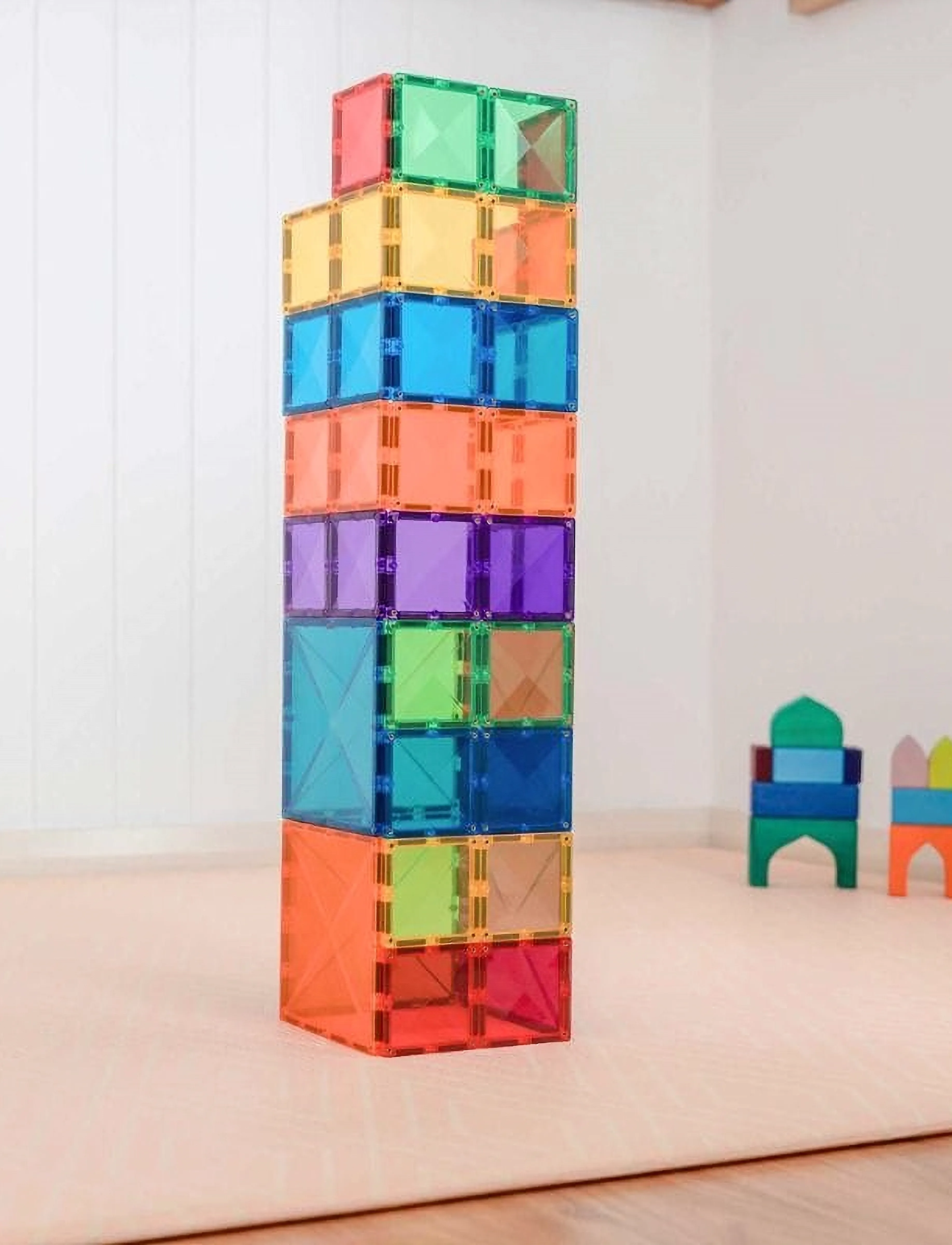 Connetix - Rainbow Square Pack 42 Pieces - multi coloured - 4