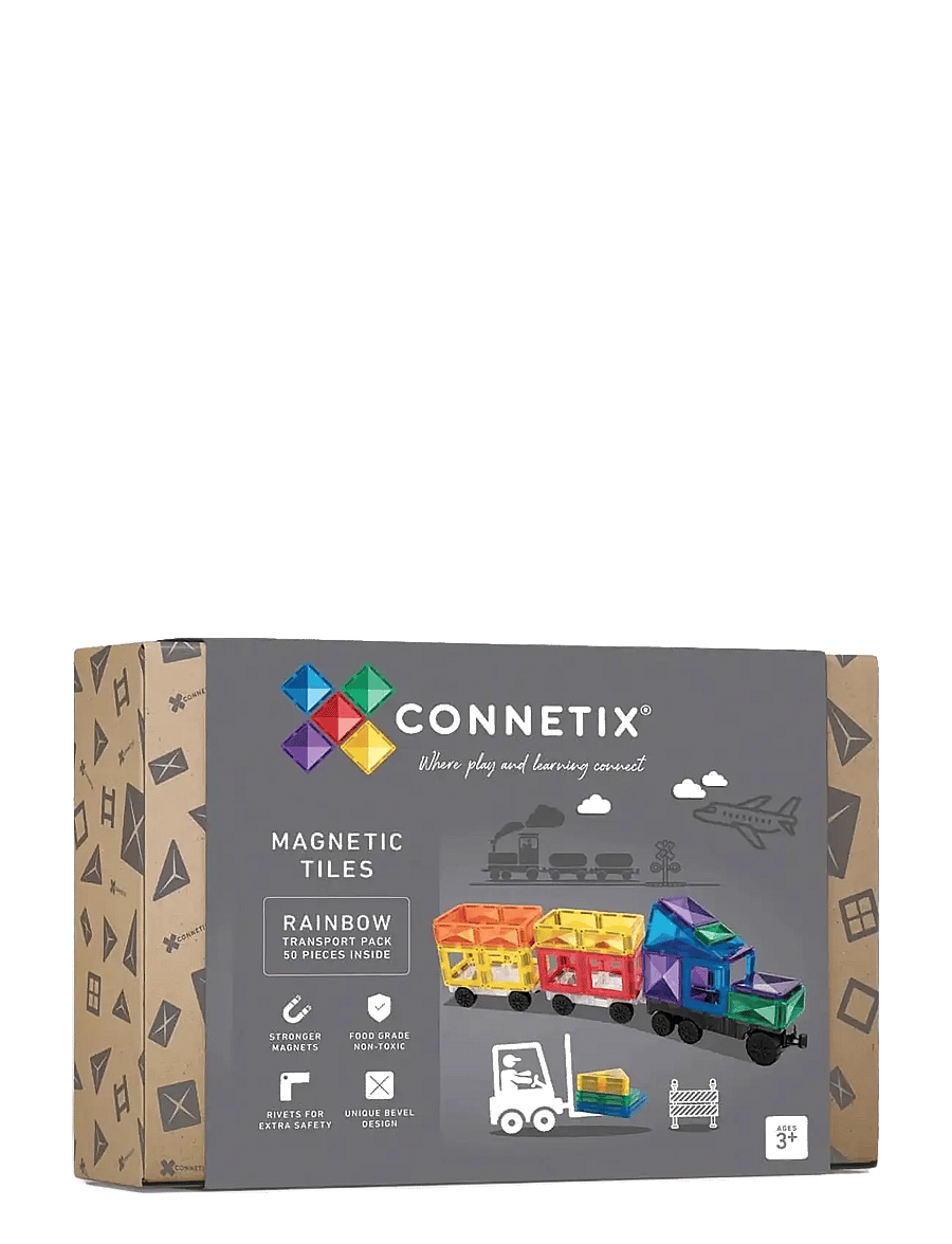 Connetix - Rainbow Transport Pack 50 Pieces - multi coloured - 0