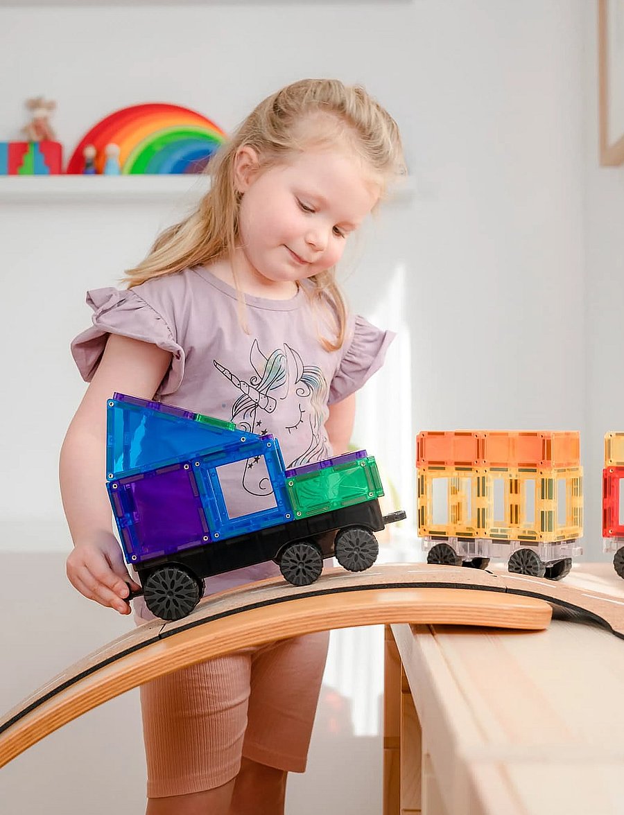Connetix - Rainbow Transport Pack 50 Pieces - multi coloured - 3