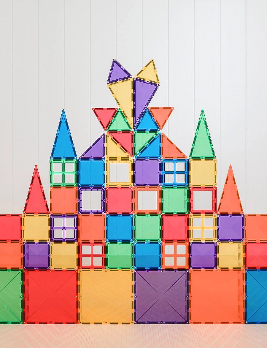 Connetix - Rainbow Starter Pack 60 Pieces - multi coloured - 3