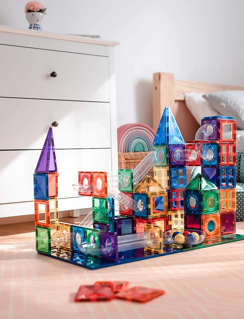 Connetix - Rainbow Ball Run Pack 92 Pieces - multi coloured - 4