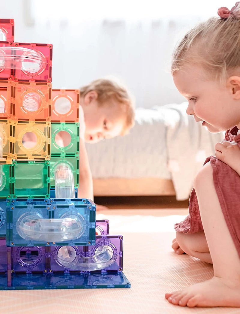 Connetix - Rainbow Ball Run Pack 92 Pieces - multi coloured - 5