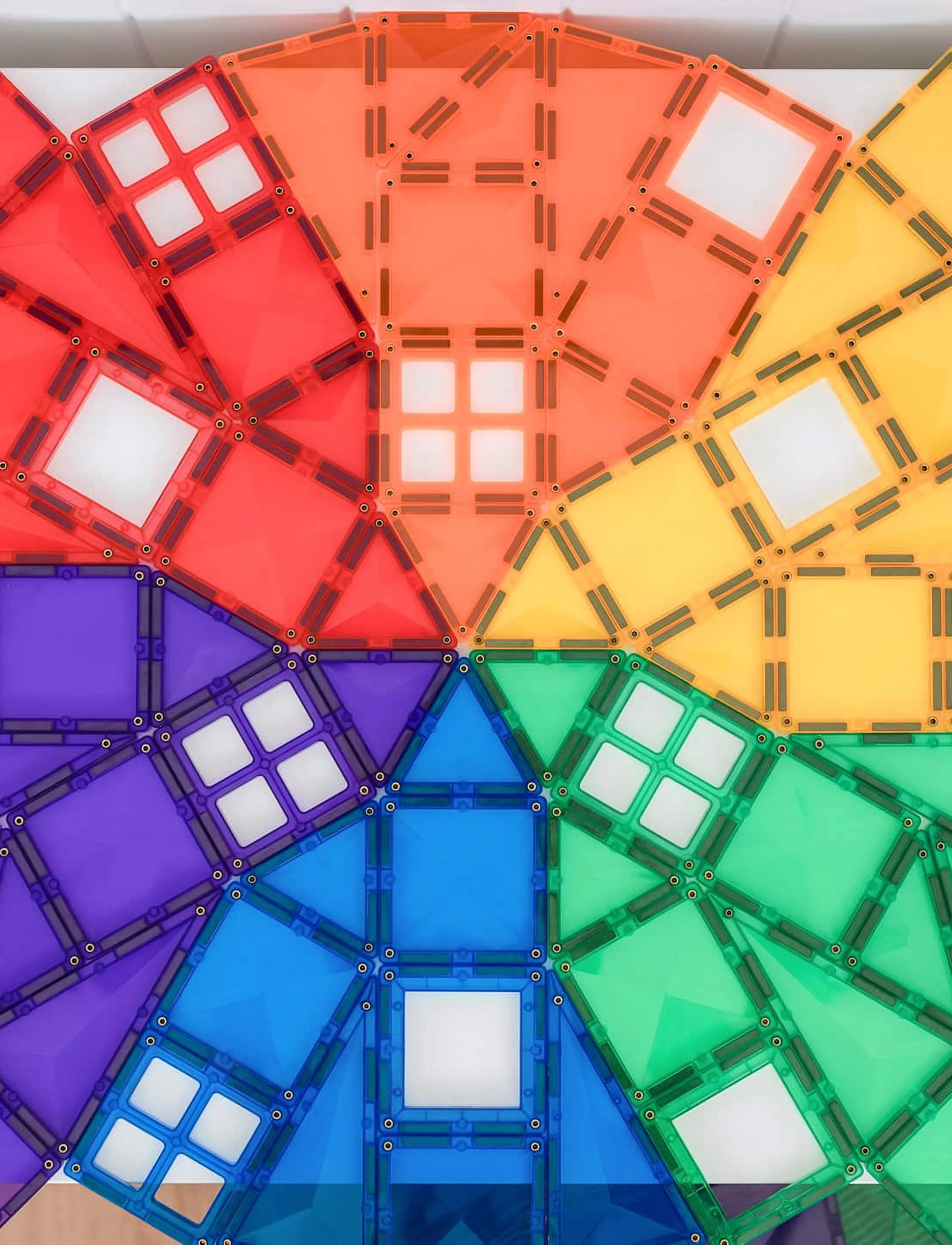 Connetix Rainbow Creative Pack 102 Pieces, One Size, Building Sets & Blocks, Mehrfarbig/gemustert - Sets, Kinder