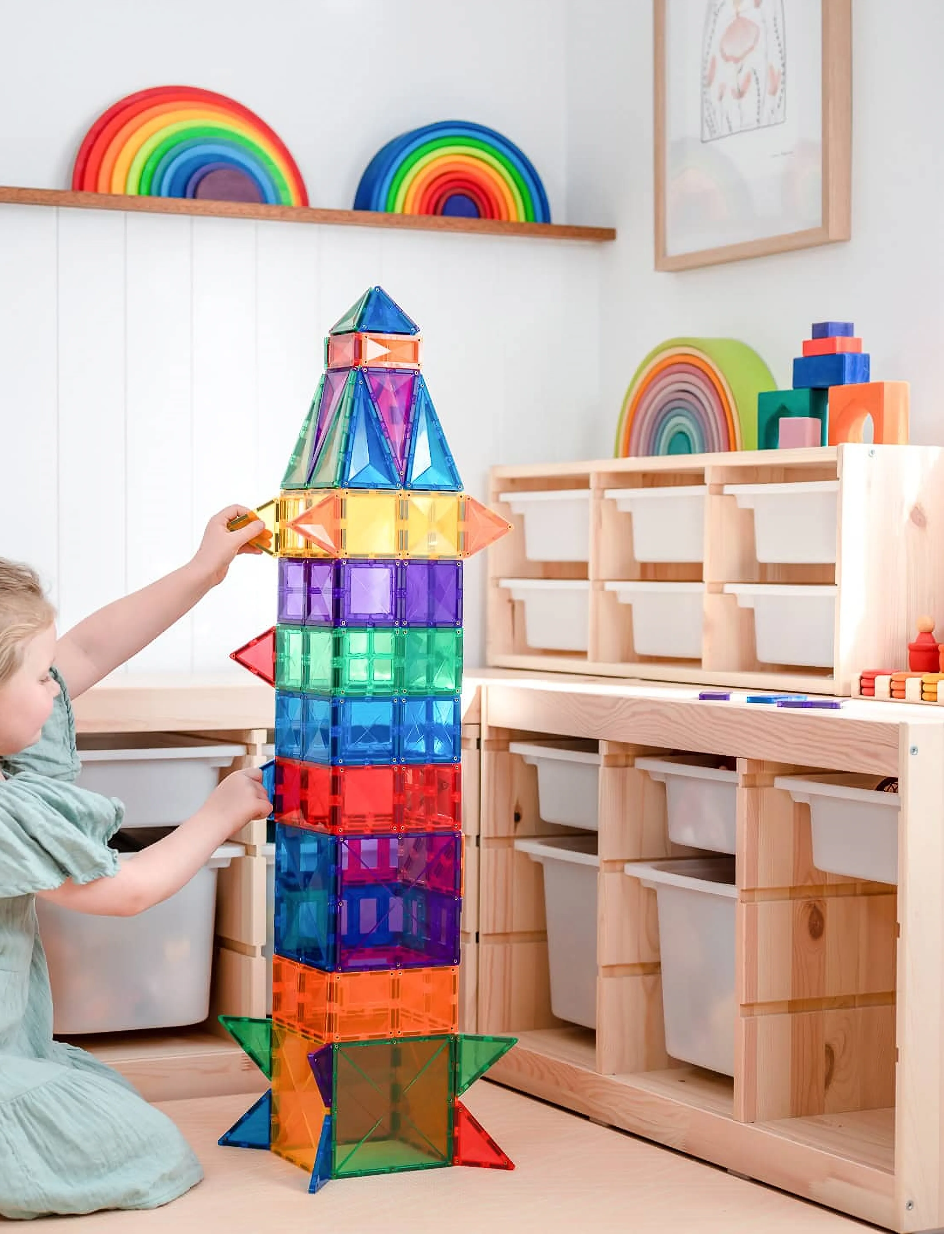 Connetix - Rainbow Creative Pack 102 Pieces - multi coloured - 3
