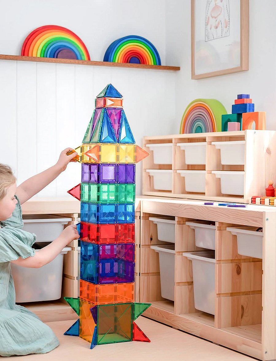 Connetix - Rainbow Creative Pack 102 Pieces - multi coloured - 3
