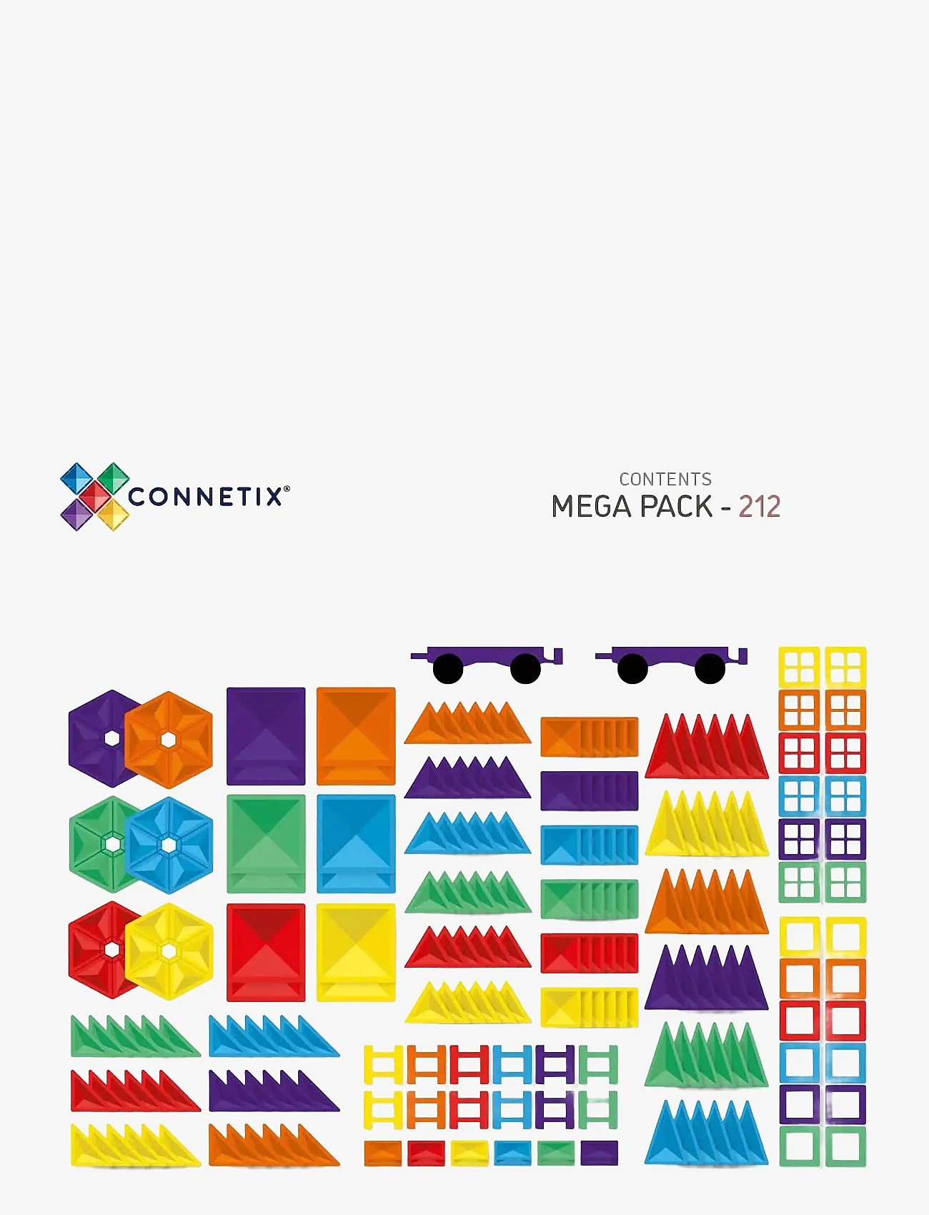Connetix - Rainbow Mega Pack 212 Pieces - multi coloured - 2