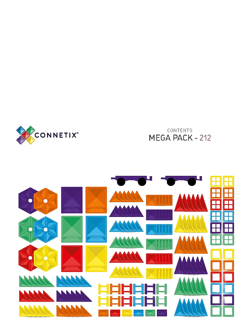 Connetix - Rainbow Mega Pack 212 Pieces - multi coloured - 2