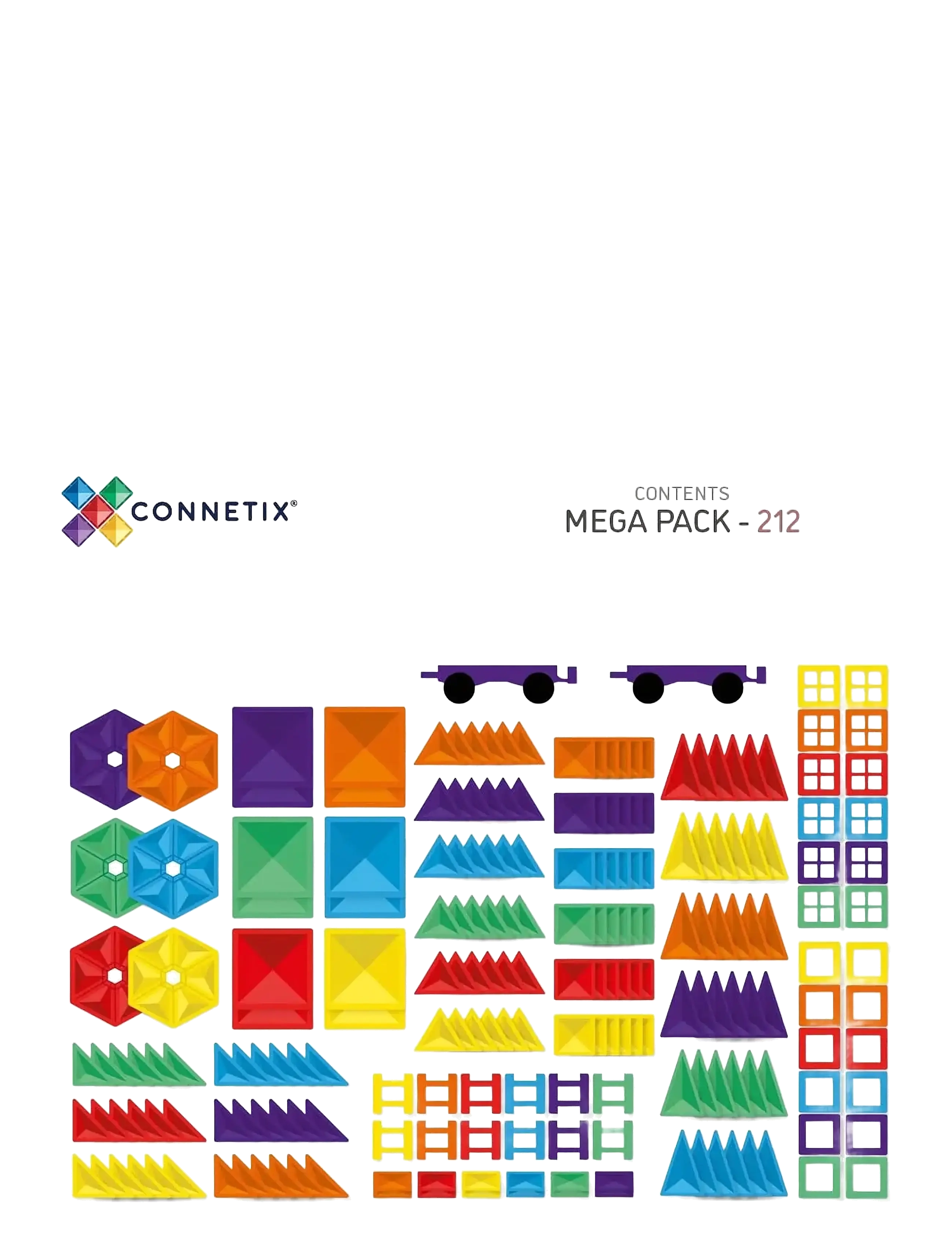Connetix - Rainbow Mega Pack 212 Pieces - multi coloured - 2