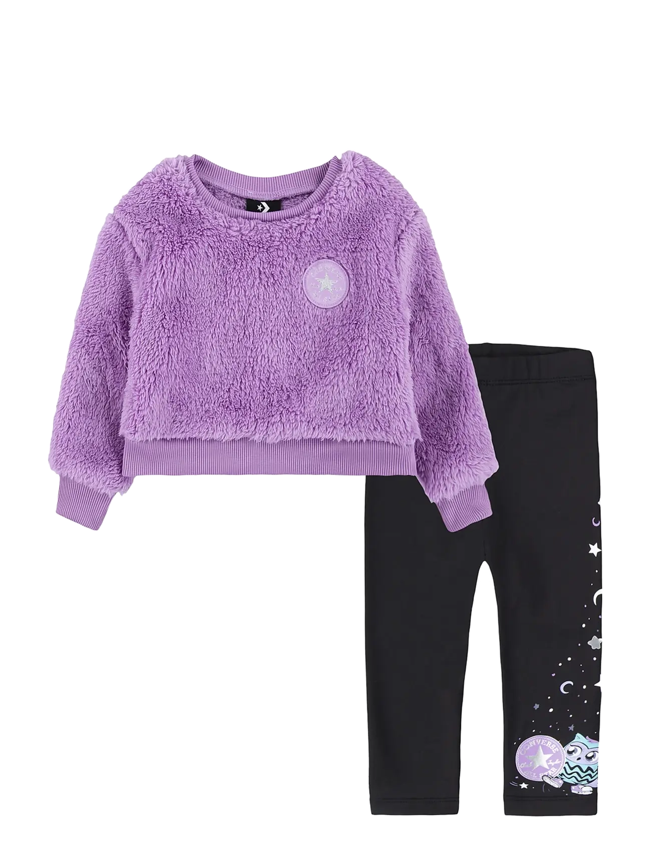 Converse GG-LEGGING SET - Sportanzüge - BLACK / purple