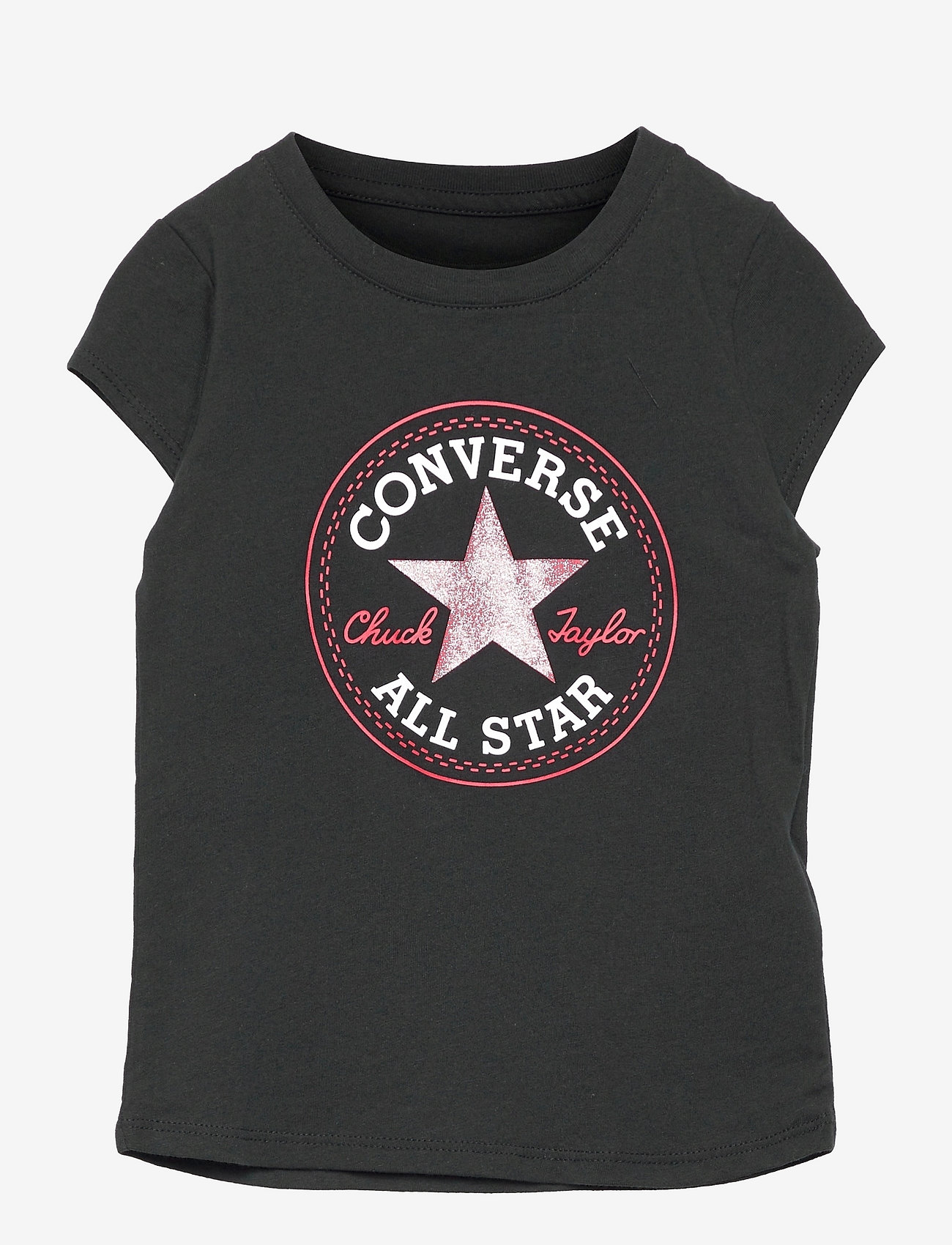 Converse - CNVG TIMELESS CHUCK PATCH TEE - marškinėliai trumpomis rankovėmis - black(white) - 0