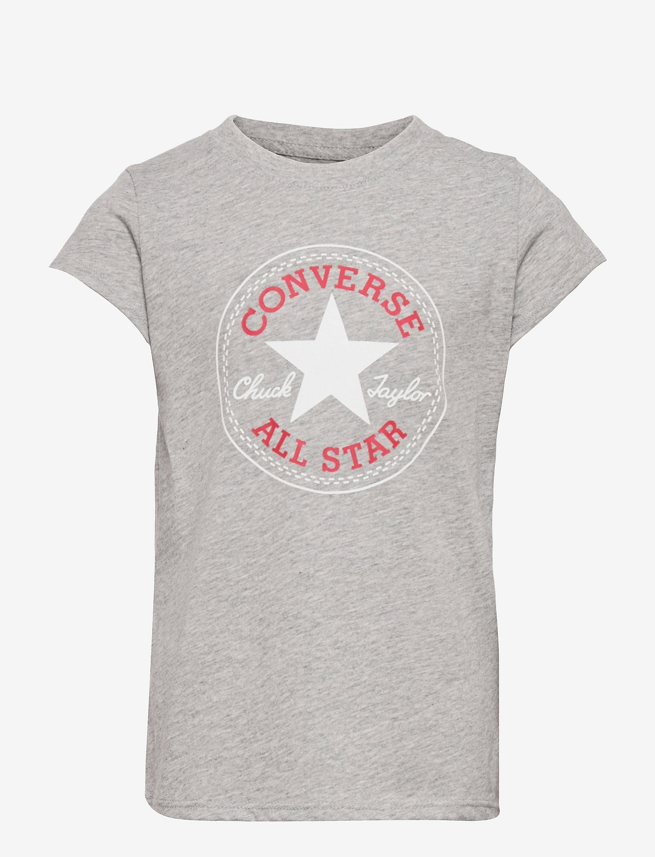 Converse - CNVG TIMELESS CHUCK PATCH TEE - marškinėliai trumpomis rankovėmis - dk grey heather - 0