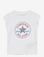 Converse - CNVG TIMELESS CHUCK PATCH TEE - lyhythihaiset - white - 0