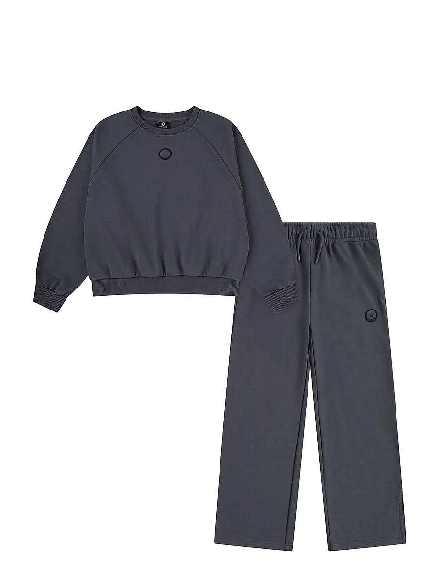 Converse - T8-FRENCH TERRY PANT SET - spordidressid - black - 0