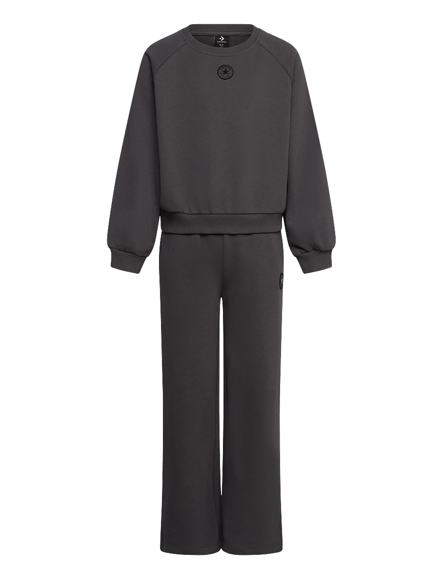Converse - T8-FRENCH TERRY PANT SET - trainingsanzug - black - 0