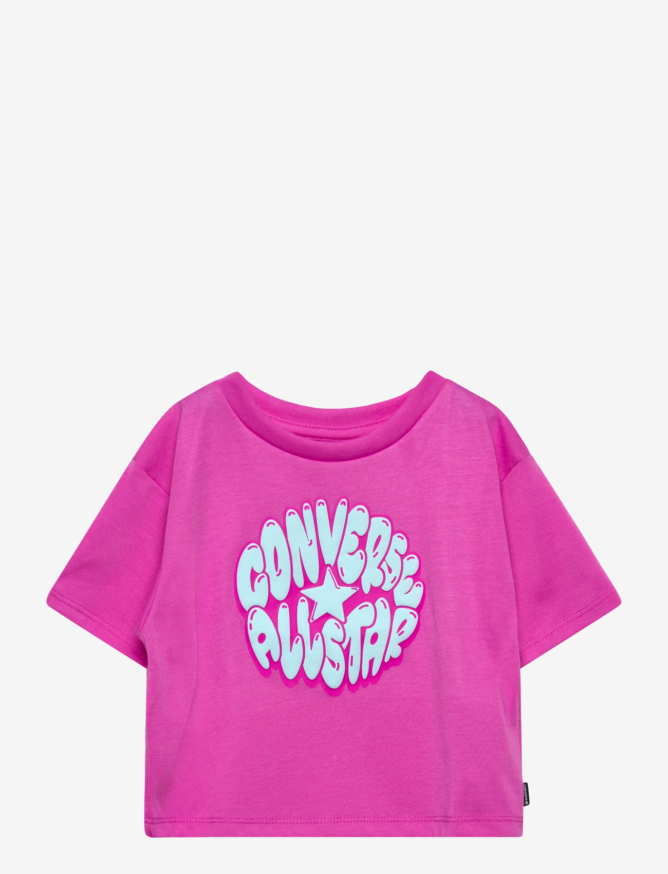 Converse - CNVG BUBBLE GRAPHIC BOXY TEE - sports tops - purple - 0