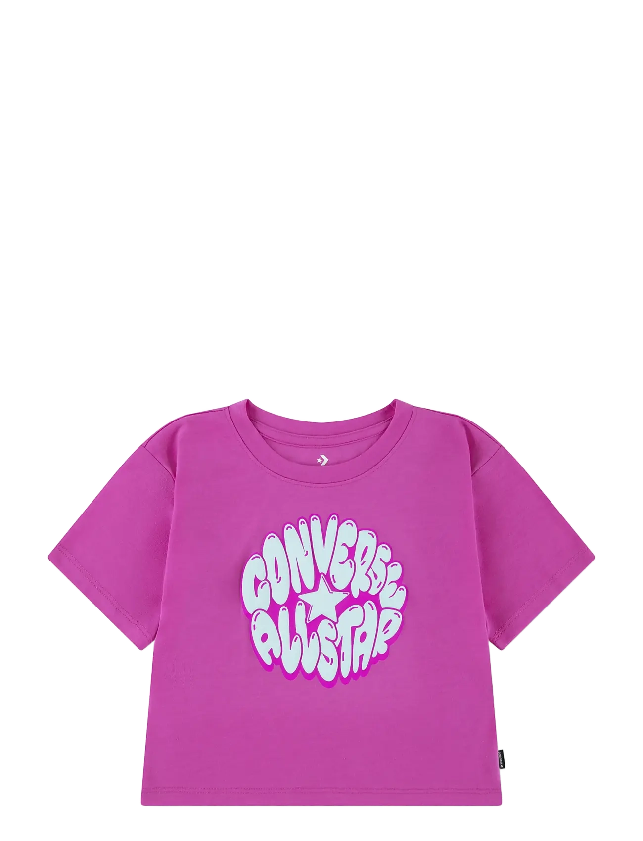 Converse CNVG BUBBLE GRAPHIC BOXY TEE - Riided - PURPLE / purple