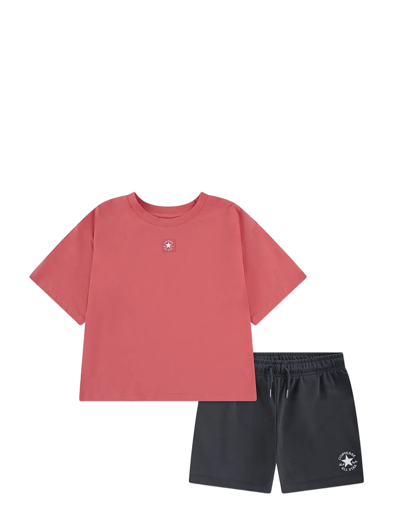 Converse CNVG BOXY TEE AND SHORT SET - Sets - BLACK / black
