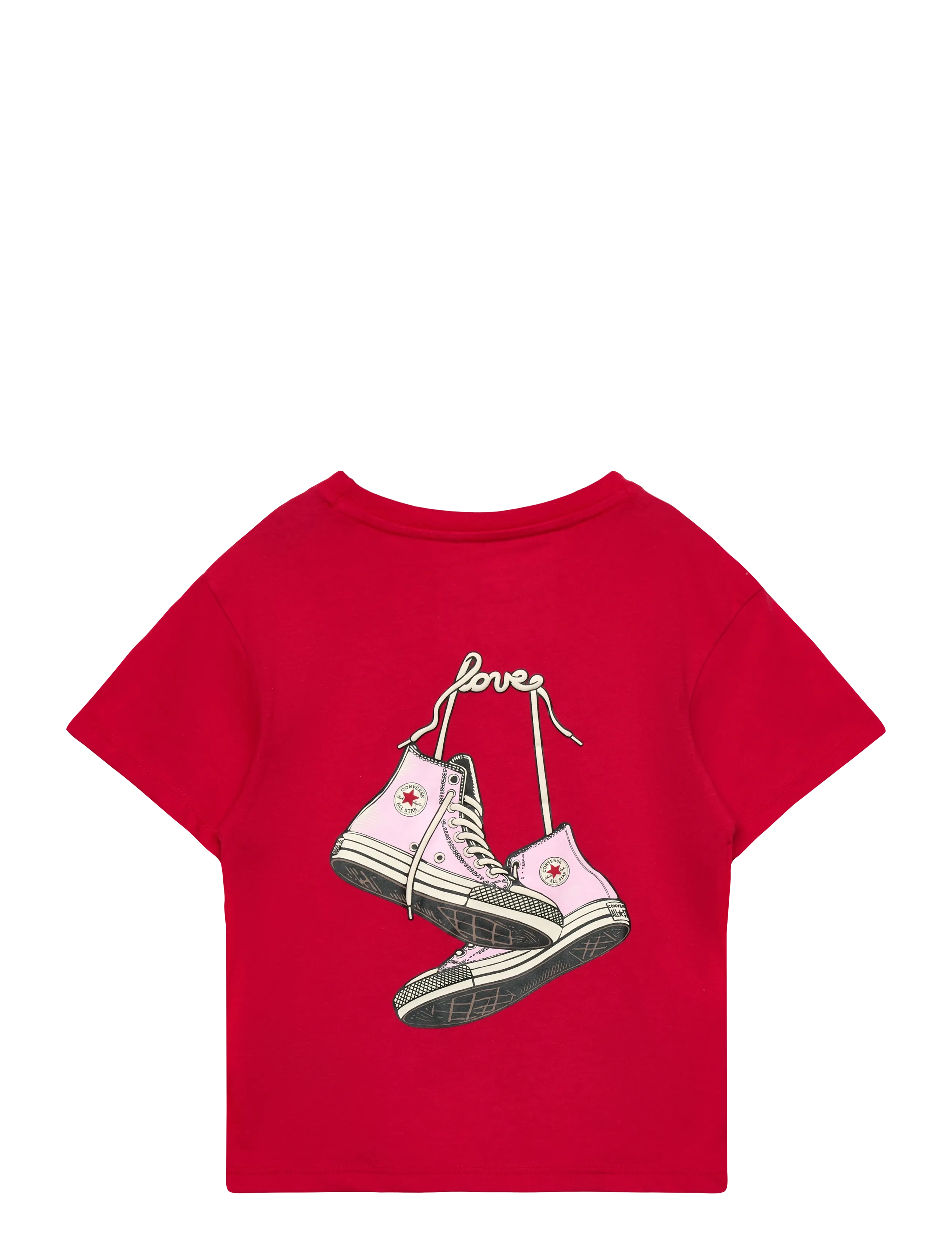 Converse - S/S TEE - short-sleeved t-shirts - converse red - 1