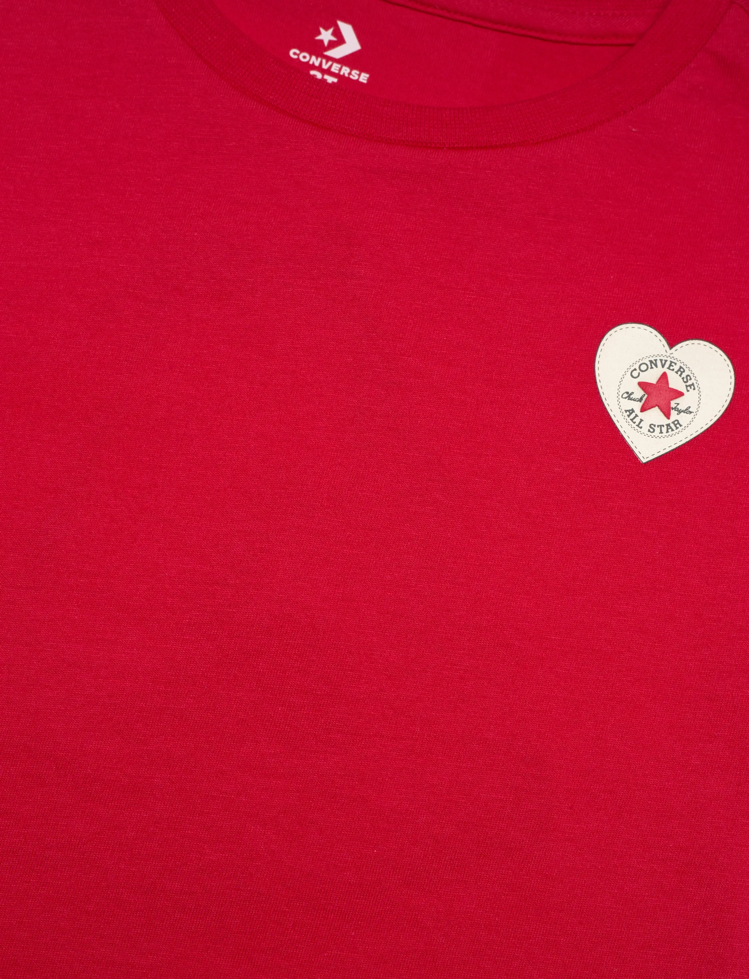 Converse - S/S TEE - short-sleeved t-shirts - converse red - 2