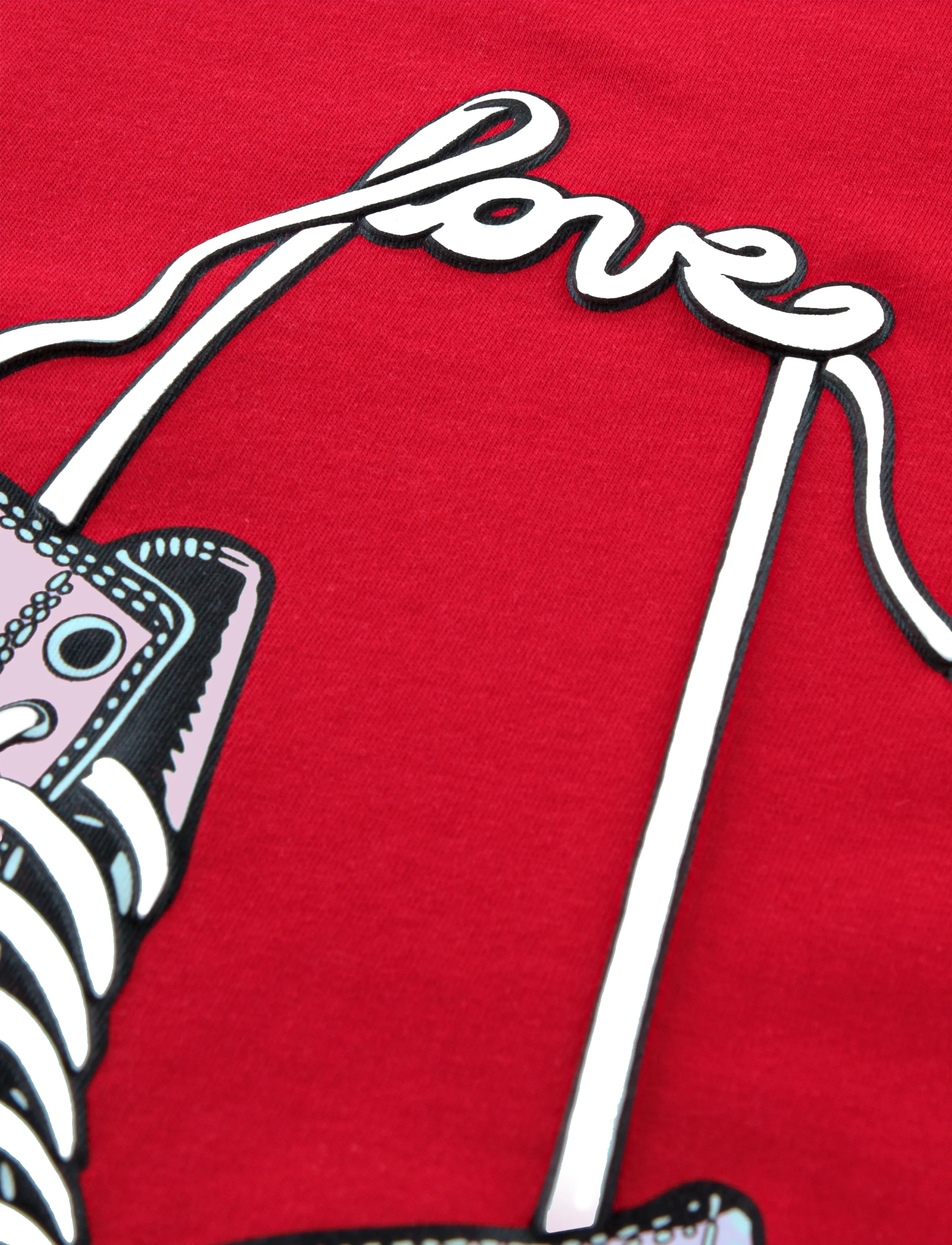 Converse - S/S TEE - kortärmade t-shirts - converse red - 2