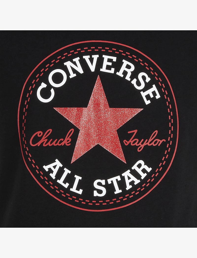 Converse - CHUCK PATCH TEE / CHUCK PATCH TEE - kortärmade t-shirts - black(white) - 2