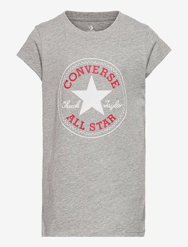 Converse - TE-S/S TEE - t-krekli ar īsām piedurknēm - dk grey heather - 0