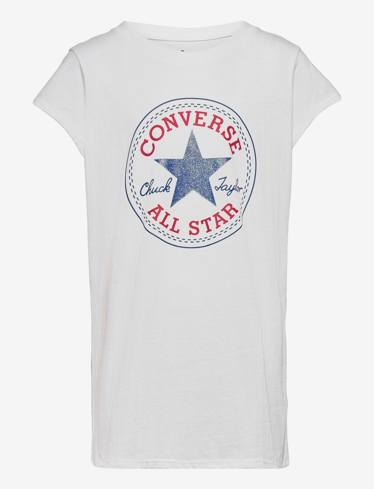 Converse - CHUCK PATCH TEE - marškinėliai trumpomis rankovėmis - white - 0