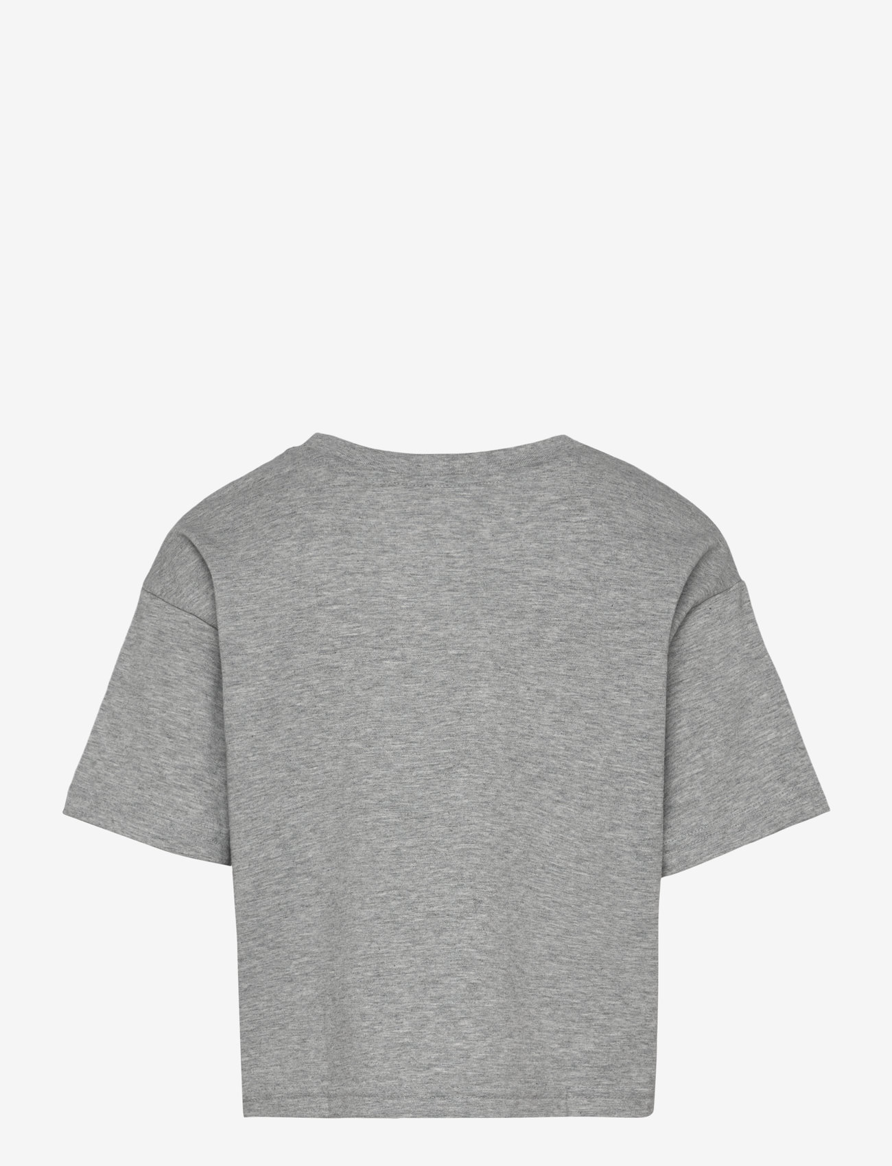 Converse - KT-S/S KNIT TOP - kortærmede t-shirts - dk grey heather - 1