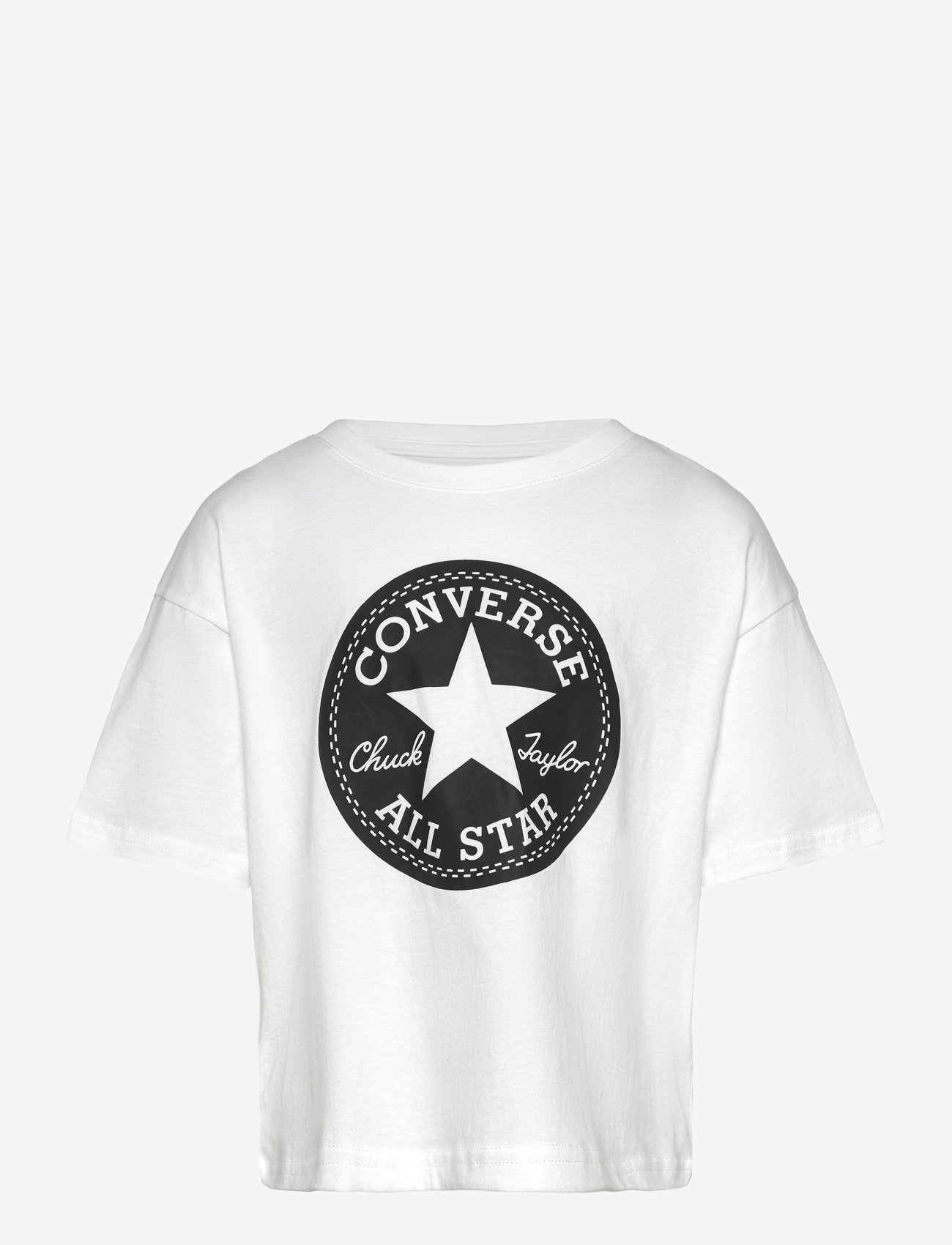 Converse - KT-S/S KNIT TOP - kortärmade t-shirts - white - 0