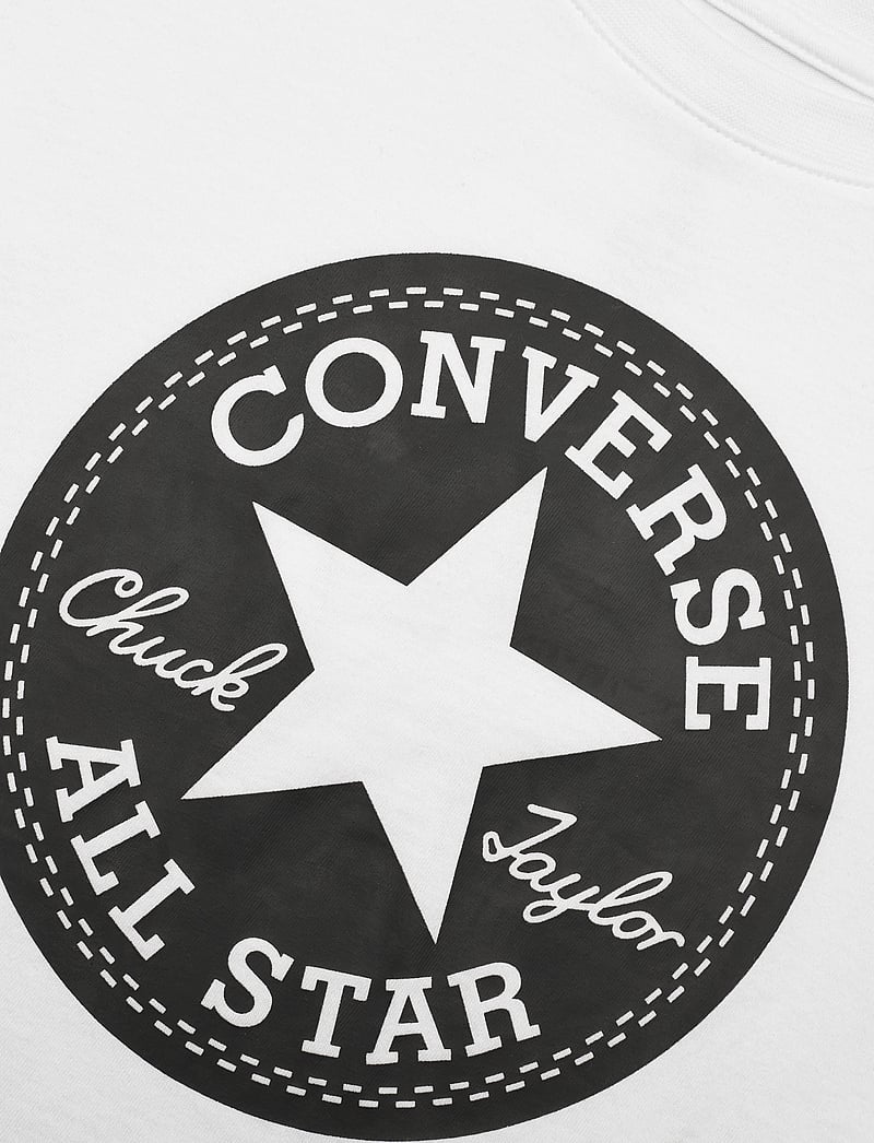 Converse - KT-S/S KNIT TOP - kortærmede t-shirts - white - 2