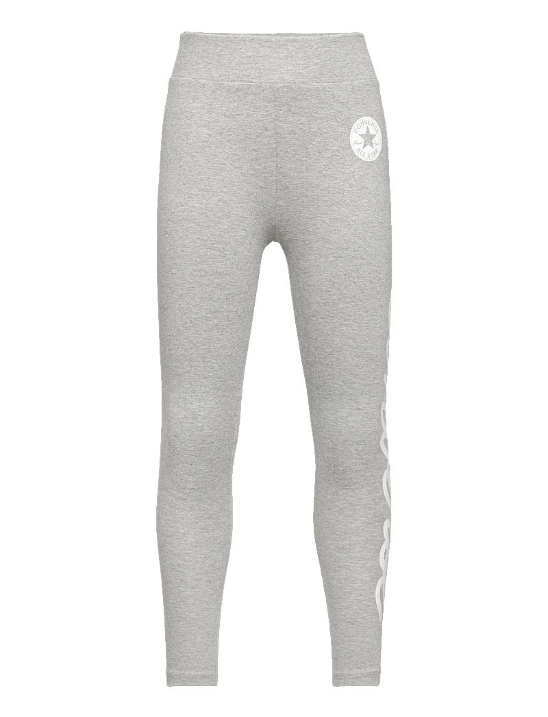 Converse - LE-KNIT LEGGING - leggings - dk grey heather - 0