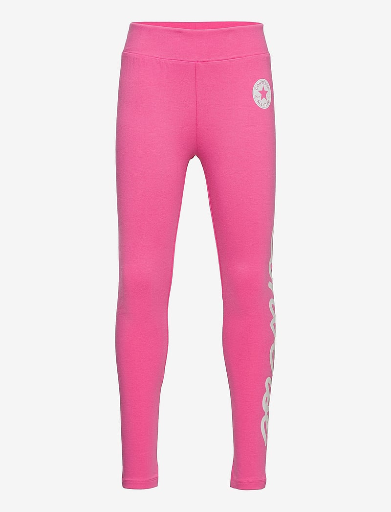 Converse - LE-KNIT LEGGING - leggings - mod pink - 0