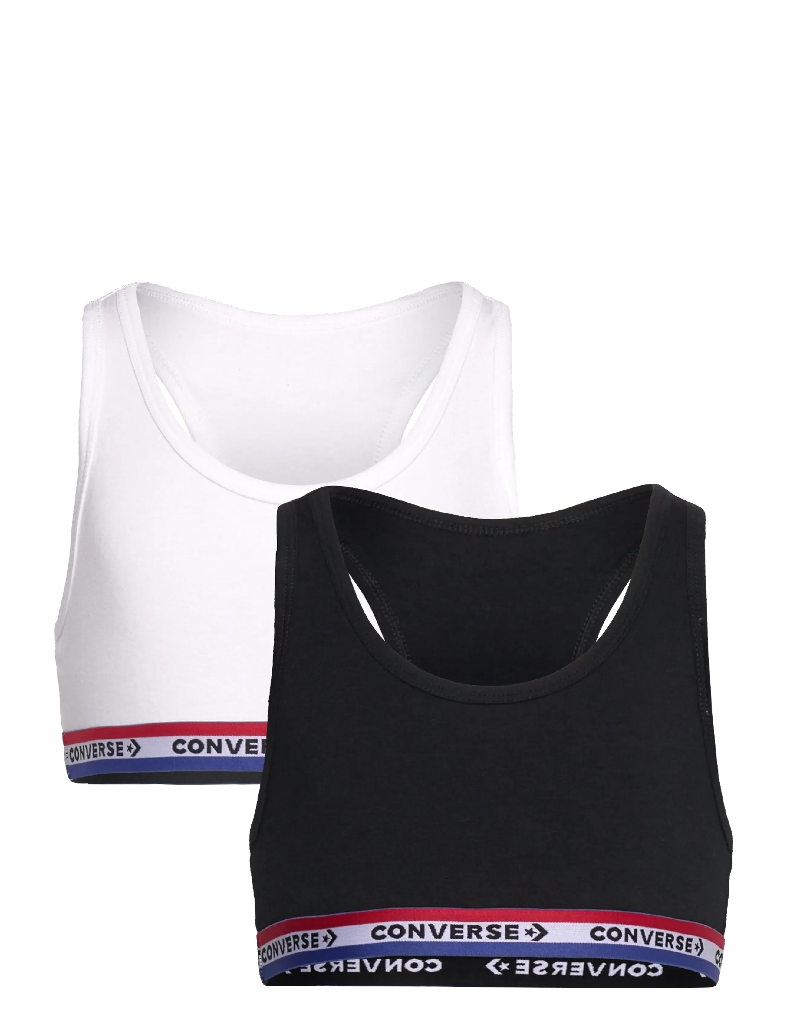Converse CHG CONVERSE 2PK RACERBACK BRA - Toppar - BLACK / black