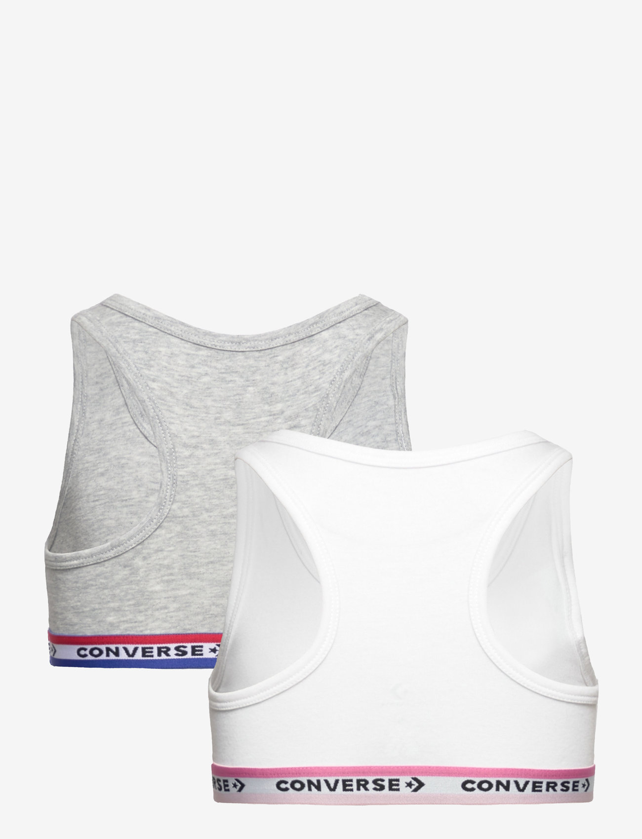 Converse - CHG CONVERSE 2PK RACERBACK BRA - laveste priser - white - 1