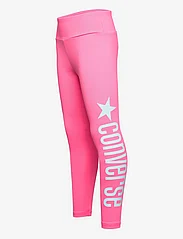 Converse - WORDMARK GRAPHIC HIGH RISE LEGGING - leggingsit - digital pink - 2