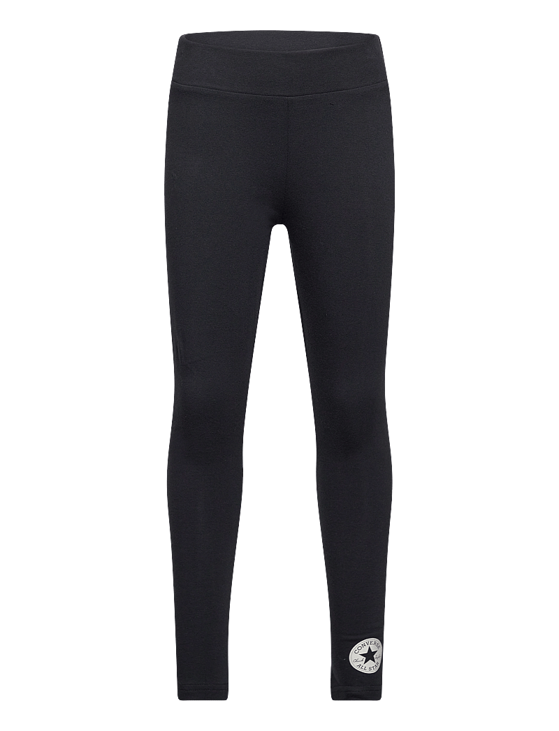 Converse - LE-KNIT LEGGING - legingi - black - 0