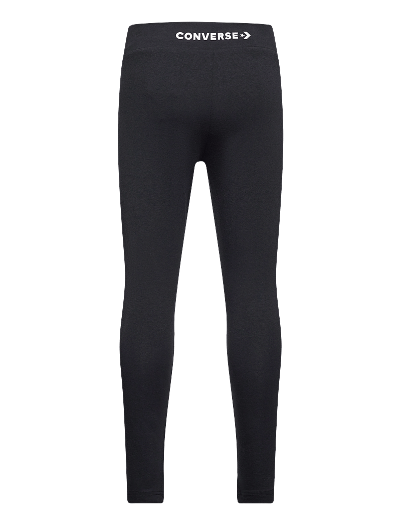 Converse - LE-KNIT LEGGING - legingi - black - 1